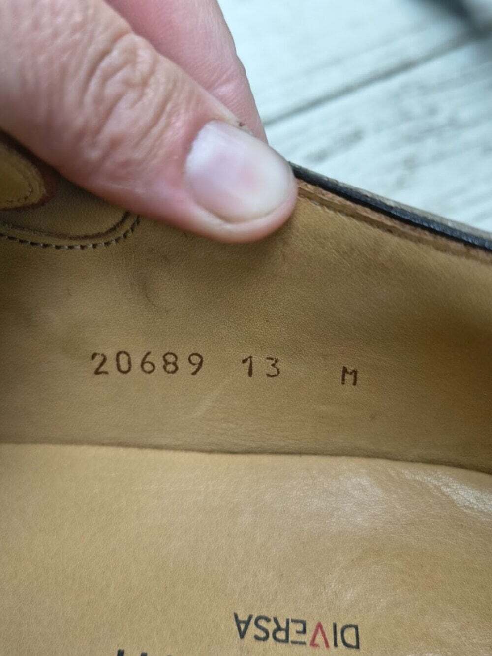 MAGNANNI Diversa Cognac Brown Burnished Leather Moc Toe Oxfords Mens 13 M Spain - Picture 4 of 8